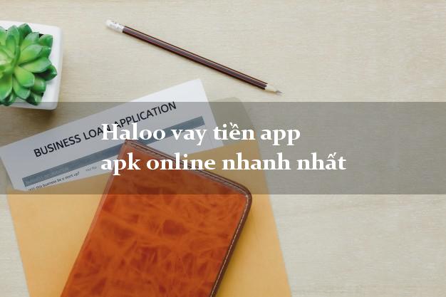 Haloo vay tiền app apk online nhanh nhất