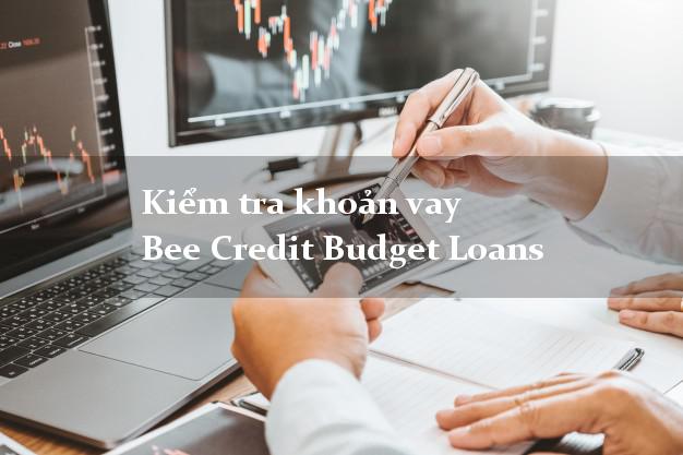 Kiểm tra khoản vay Bee Credit Budget Loans